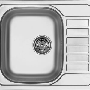 1-bowl steel sink with drainer