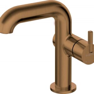 Washbasin mixer with rectangular spout - Image 1