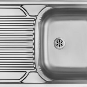 Steel sink 1-bowl with left drainer ZM5 311L - Image 1