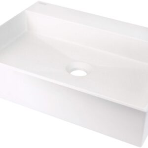 Granite countertop washbasin with space for a tap - 500x400 mm