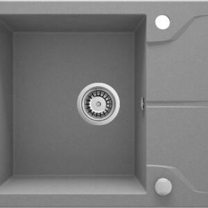 1-bowl granite sink with drainer - Image 1