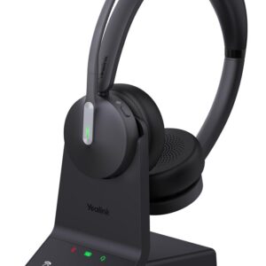 Yealink WH64 Dual UC Laisvų rankų įranga Bevielis Su lankeliu Biuras / skambučių centras C tipo USB Bluetooth Juoda - Image 2