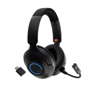 Creative Labs Zen Hybrid Pro Classic Laisvų rankų įranga Bevielis Su lankeliu Žaidimams C tipo USB Bluetooth Juoda - Image 2