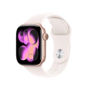Apple Watch Series 11 OLED 42 mm Skaitmeninis 374 x 446 pikseliai Lietimui jautrus ekranas „Rose Gold“ „Wi-Fi“ GPS (palydovinis) - Image 3