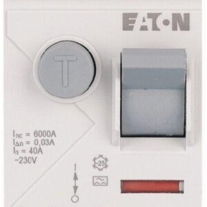 HNC-40/2/003-A 40A/ 30MA/A DIFFERENTIAL CIRCUIT BREAKER 40A 2P 2M 30MA A 6KA - Image 1