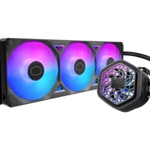 Cooler Master MasterLiquid Atmos II 360 VRM Fan Black Procesorius Aušinimo skysčiu rinkinys 12 cm Juoda 1 vnt - Image 2