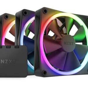 NZXT F120 RGB Triple Pack Kompiuterio korpusui Ventiliatorius 12 cm Juoda 3 vnt - Image 2