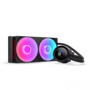 NZXT Kraken Plus RGB 240 Procesorius Universalusis skystinis aušintuvas 12 cm Juoda - Image 2