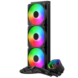 Cooler Master MasterLiquid 360 Core II Procesorius Aušinimo skysčiu rinkinys 12 cm Juoda 1 vnt - Image 3