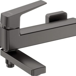 Wall-mounted bathtub mixer - with folding spout