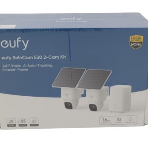 Eufy SoloCam E30 (2-Pack) + Homebase 2 Skliautas IP apsaugos kamera Lauke 2048 x 1080 pikseliai Siena - Image 2