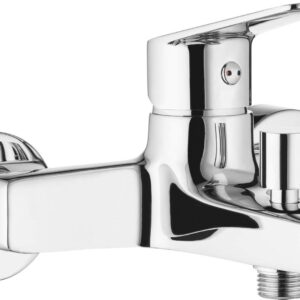 Wall-mounted bathtub mixer