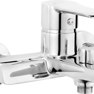 Wall-mounted bathtub mixer