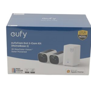 Eufy eufyCam E40 2-Cam Kit + HomeBase S380 Kulka (forma) IP apsaugos kamera Lauke 2688 x 1520 pikseliai Siena - Image 2