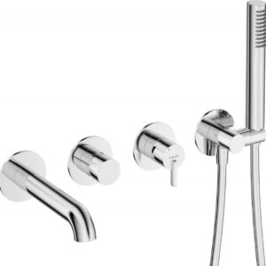 Concealed bath mixer with shower set - Image 1