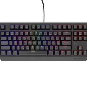 GAMING KEYBOARD GENESIS THOR 230 TKL CZ/SK RGB MECHANICAL OUTEMU RED BLACK HOT SWAP