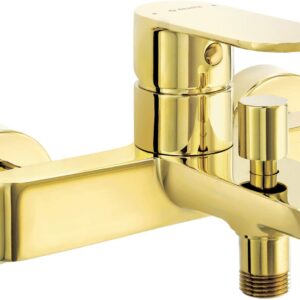 Wall-mounted bathtub mixer