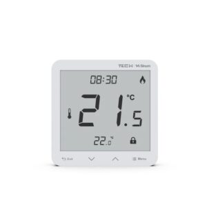 Wired Room Controller Sinum White R-S3 Tech Controllers