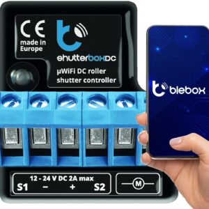 BLEBOX shutterBoxDC v2 WiFi I/O module 2x input binary 2x relay outputs 230V
