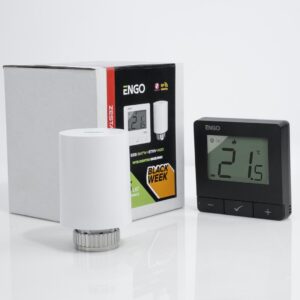 ENGO Controls Inteligentny zestaw ogrzewania (E25-BATB-4 + ETRV-M30)
