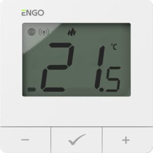 Thermostat, battery, white, ZigBee/868MHz, surface
