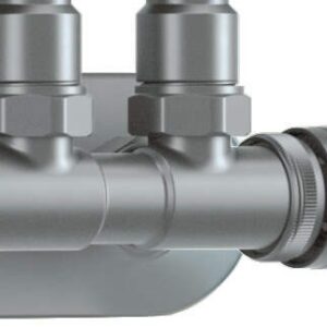 Thermostatic valve for bathroom radiator - right