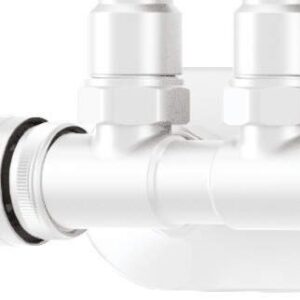 Thermostatic valve for bathroom radiator - left