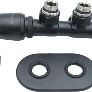 Thermostatic valve for bathroom radiator - left