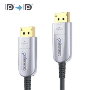 FiberX FX-I260-010 „DisplayPort“ kabelis 10 m Juoda, Sidabras - Image 3