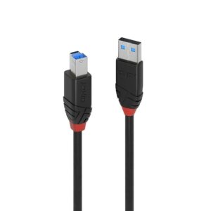 Lindy 43227 USB kabelis USB 3.2 Gen 1 (3.1 Gen 1) 10 m USB A USB B Juoda - Image 3