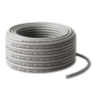 Qoltec Kabel Patchcord sieciowy skrętka UTP| Miedziany Cu |CAT6 | High speed 1Gb/s | LAN | 100m | szary