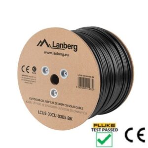 Lanberg LCU5-30CU-0305-BK tinklo kabelis Juoda 305 m Cat5e U/UTP (UTP) - Image 3