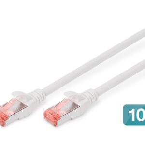 Digitus DK-1644-050-WH-10 tinklo kabelis Balta 5 m Cat6 S/FTP (S-STP) - Image 2
