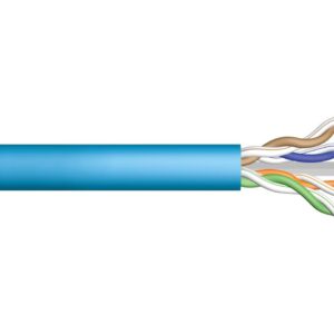 Kabel instalacyjny DIGITUS kat.6A, U/UTP, Dca, AWG 23/1, LSOH, 50m, niebieski