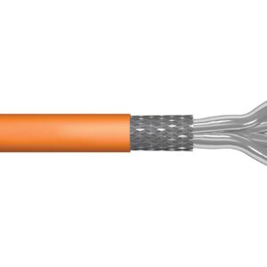 DIGITUS Cat.7 Installation Cable, S/FTP, Dca, AWG 23/1, LSOH, 50m, orange