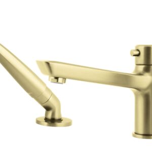 3-hole bathtub faucet