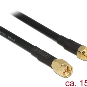 DeLOCK 15m CFD200 bendraašis kabelis SMA - Image 2