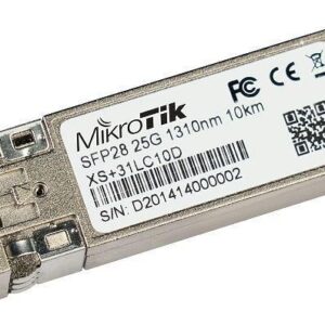 Mikrotik XS+31LC10D tinklo siųstuvų-imtuvų modulis Optinis pluoštas 25000 Mbit/ai SFP28 1310 nm - Image 2