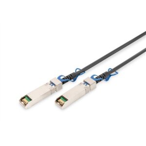 Digitus DN-81243 „InfiniBand“ arba pluoštinis optinis kabelis 3 m SFP28 DAC Juoda, Sidabras - Image 3