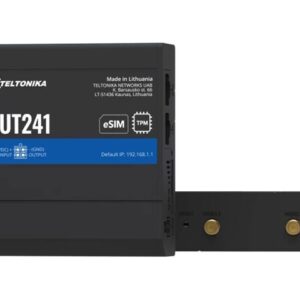 Teltonika RUT241 eSIM | Industrieller 4G-LTE-Router | Cat 4, 2x RJ45 100Mb/s, eSIM Korinio tinklo maršrutizatorius