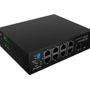 SWITCH LANBERG ILFE-8P-1GE-1S-120 LIGHT INDUSTRIAL POE 4XBT 4XAT SFP+ETH DIN FAST ETHERNET