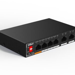 Dahua Technology PoE SG1006P Ne-valdomas Gigabit Ethernet (10/100/1000) Maitinimas per Eternetą (PoE) Juoda - Image 2