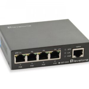 LevelOne GEP-0523 tinklo komutatorius Gigabit Ethernet (10/100/1000) Maitinimas per Eternetą (PoE) Juoda - Image 3