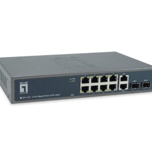 LevelOne GEP-1221 tinklo komutatorius Ne-valdomas Gigabit Ethernet (10/100/1000) Maitinimas per Eternetą (PoE) Juoda - Image 3