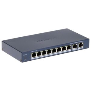 Hikvision DS-3E0310HP-E(C) tinklo komutatorius Ne-valdomas Fast Ethernet (10/100) Maitinimas per Eternetą (PoE) Mėlyna - Image 2