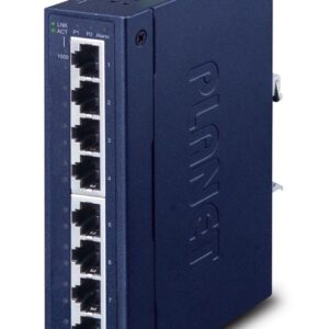 PLANET IGS-801T tinklo komutatorius Ne-valdomas L2 Gigabit Ethernet (10/100/1000) Mėlyna - Image 2