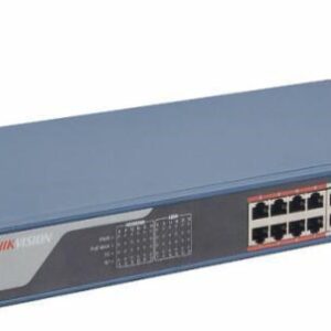 Hikvision DS-3E1326P-EI(B) tinklo komutatorius Valdomas Fast Ethernet (10/100) Maitinimas per Eternetą (PoE) 1U Mėlyna - Image 3