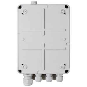 6-port S64H switch with power supply for 4 IP cameras in hermetic housing