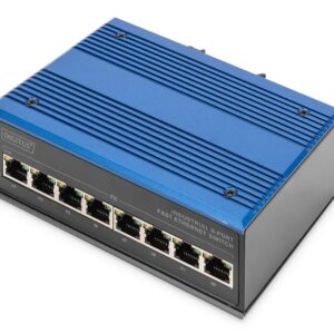 ASSMANN Electronic DN-650106 tinklo komutatorius Fast Ethernet (10/100) Juoda, Mėlyna - Image 2