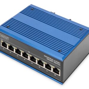 ASSMANN Electronic DN-651119 tinklo komutatorius Gigabit Ethernet (10/100/1000) Juoda, Mėlyna - Image 2